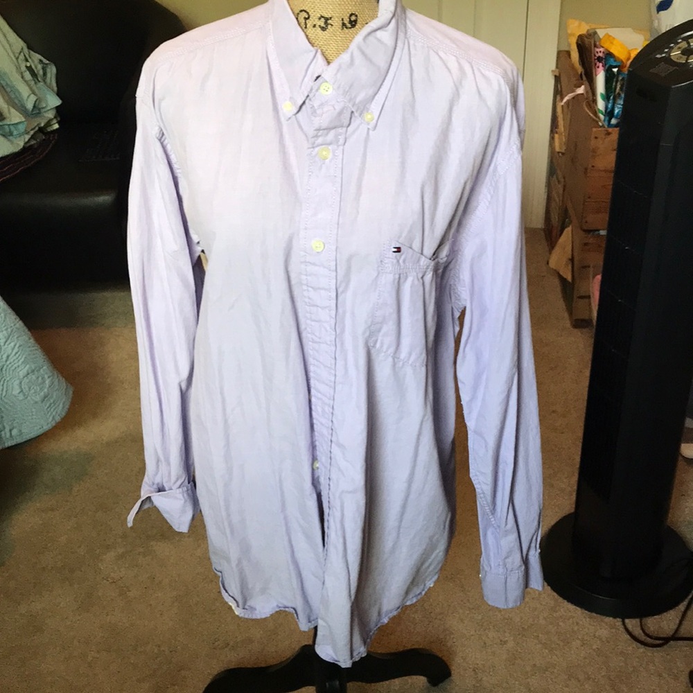 Men’s Purple Button Down Shirt